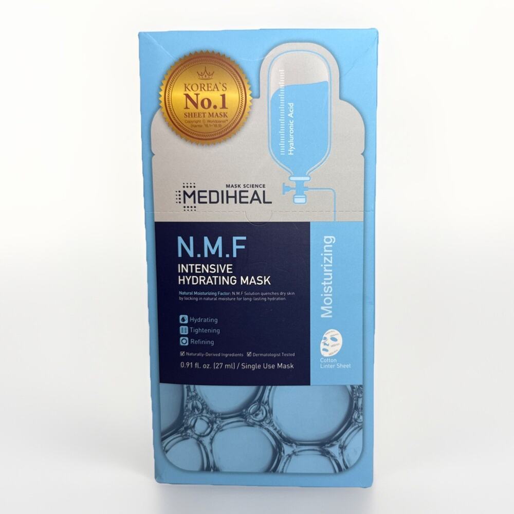Mediheal The N.M.F. Ampoule Mask Sheet 0.91 fl oz. 10-Pack New